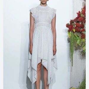 Ulla Johnson Jules Cotton Asymmetric Dress.